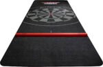67838 Bulls Carpet Ochemat 300x95 Flat 2 Bull's Carpet Dartmat + Oche 300x90cm - Black