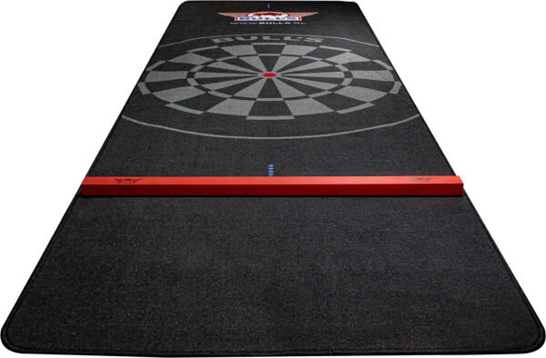 Bull's Carpet Dartmat + Oche 300x90cm - Black