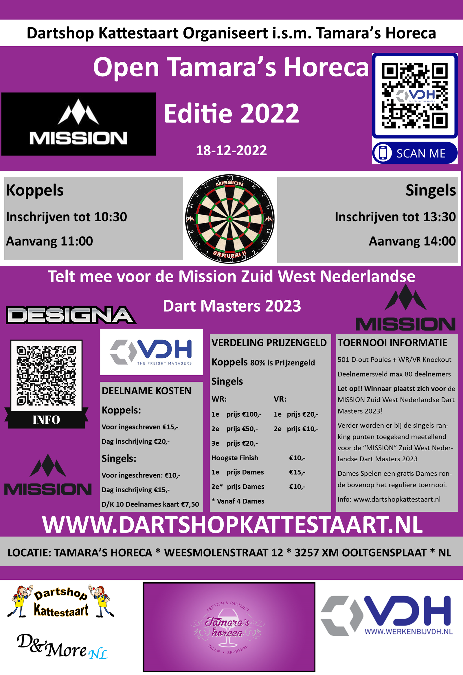 Flyer Open Tamara's Horeca 2022 18 december 2022