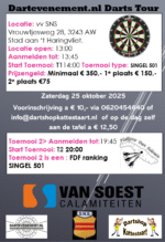 25-10-2025 Dartevenement.nl Darts Tour. SNS