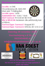 29-11-2025 Dartevenement.nl Darts Tour. SNS