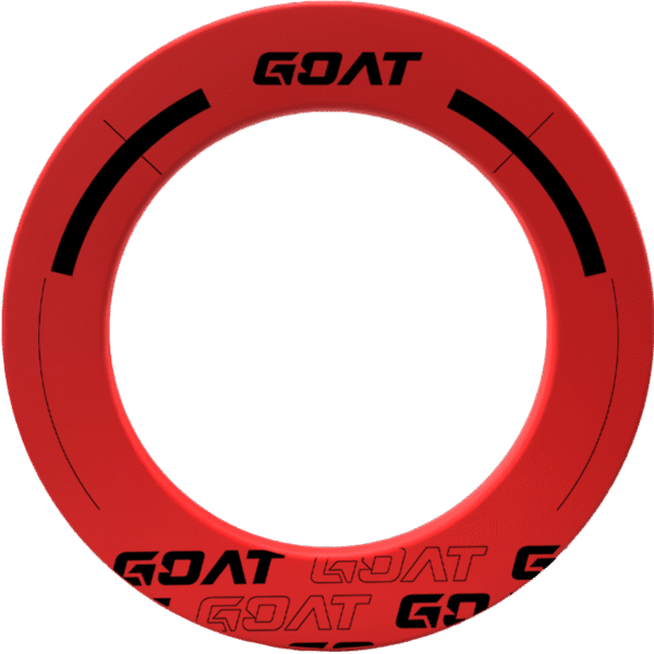 Goat-DEFENDER-Dartbord Surround-Printed-Red 1