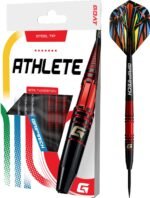 GOAT ATHLETE BLACK RED - Dartpijlen - 21,5 Gram