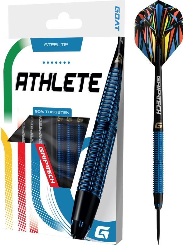 GOAT ATHLETE BLACK BLUE - Dartpijlen - 22 Gram