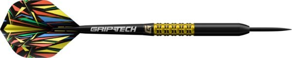 GOAT ATHLETE BLACK YELLOW - Dartpijlen - 24 Gram