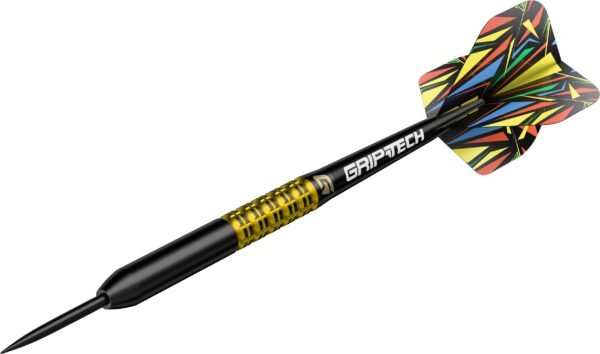 GOAT ATHLETE BLACK YELLOW - Dartpijlen - 22 Gram