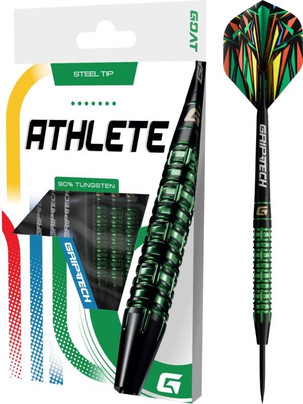 GOAT ATHLETE BLACK GREEN - Dartpijlen - 25 Gram