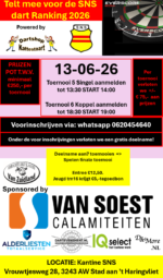 flyer 5 en 6 13-06-2026 SNS Dart Toernooi 5 en 6 13-06-2026