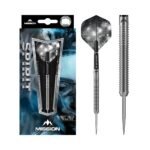 5057270081050_01 Mission Spirit M3 Twin Ring Grip 90% – 26 gram – Steeltip Dartpijlen