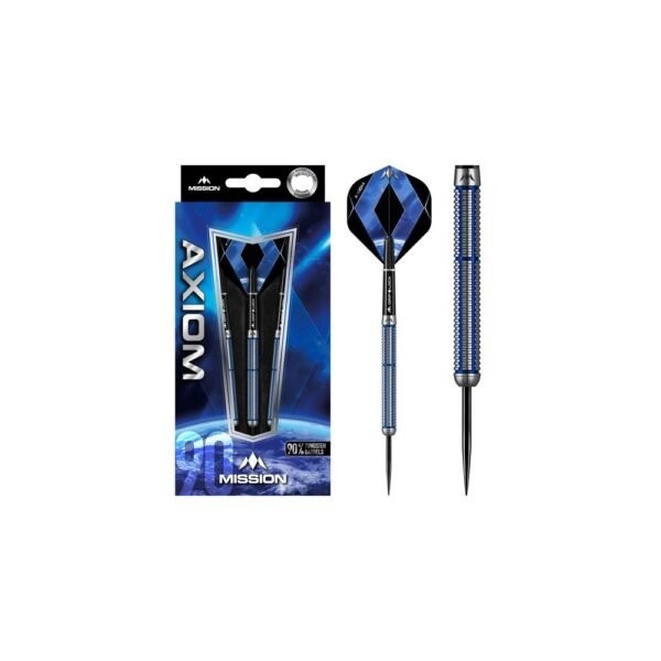 5057270082248_01 Mission Axiom M2 Linear Grip 90% – 26 gram – Steeltip Dartpijlen