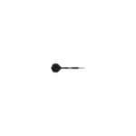 5057270082699_01 Mission Kuro M1 Black Titanium 95% – 24 gram – Steeltip Dartpijlen