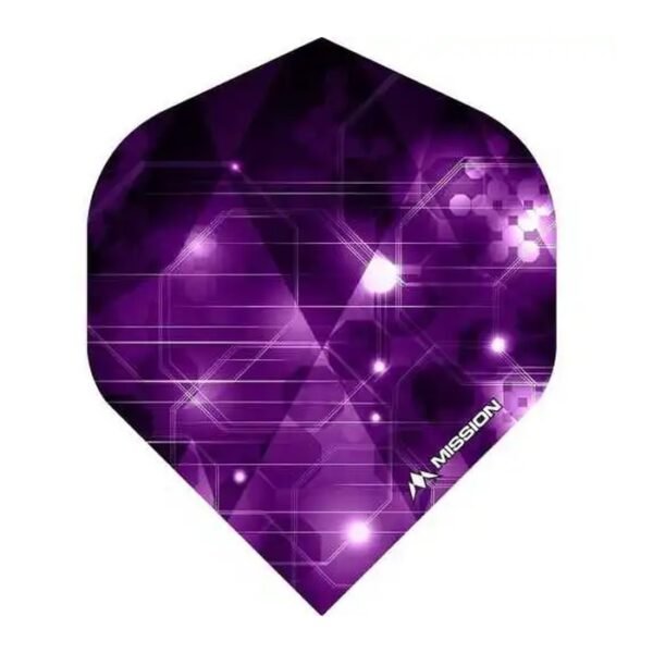 Mission - Astral - Dart Flights - No2 - 100 Micron - Purple