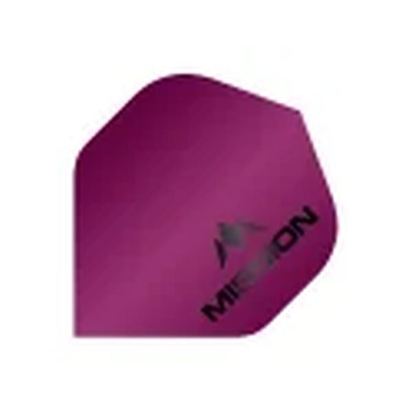 5057270083184_01 Mission - Logo - Dart Flights - No2 - 100 Micron - matt Pink