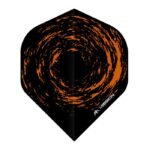 Mission - Nova - Dart Flights - No2 - 100 Micron - Black Orange