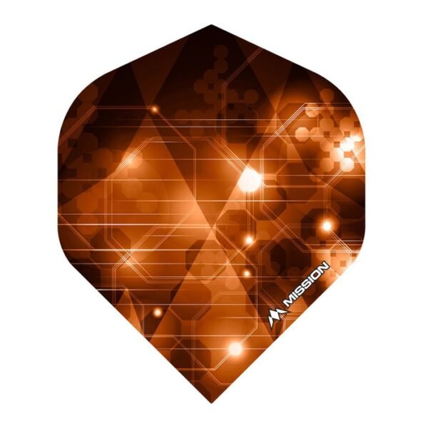 Mission - Astral - Dart Flights - No2 - 100 Micron - Orange