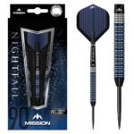 5057270085690_01 Mission Nightfall M2 Straight Ring 90% – 24 gram – Steeltip Dartpijlen