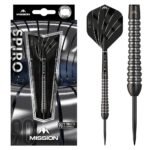 Mission Spiro M2 Graphite PVD 90% – 24 gram – Steeltip Dartpijlen