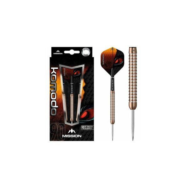 Mission Komodo RX M3 Rose Gold 90% – 23 gram – Steeltip Dartpijlen