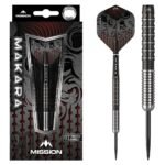 5057270189701_01 Mission Makara M1 Graphite PVD 90% – 22 gram – Steeltip Dartpijlen