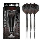 5057270189763_01 Mission Makara M2 Graphite PVD 90% – 23 gram – Steeltip Dartpijlen