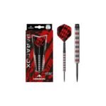 5057270189800_01 Mission Paradox M1 Straight Electro Black & Red 90% – 21 gram – Steeltip Dartpijlen