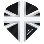 5057270191209_01 Mission - Alliance - Union Jack - Dart Flights - No2 - 100 Micron - Black with White