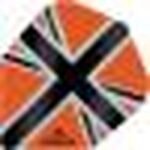 5057270191476_01 Mission - Alliance-X - Union Jack - Dart Flights - No6 - 100 Micron - Orange with Black