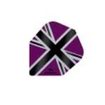 5057270191483_01 Mission - Alliance-X - Union Jack - Dart Flights - No6 - 100 Micron - Purple with Black