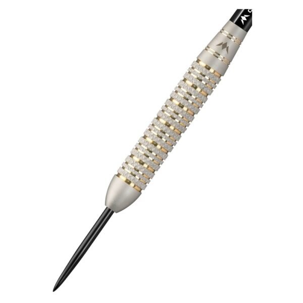 Mission Voltex M2 Silver Knurled Brass – 25 gram – Steeltip Dartpijlen