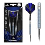 5057270192954_01 Mission Ritchie Edhouse Blue Electro 90% – 25 gram – Steeltip Dartpijlen