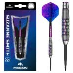 5057270277842_01 Mission Suzanne Smith Coral PVD 90% – 26 gram – Steeltip Dartpijlen