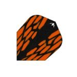 Mission - Solo - Dart Flights - No6 - 100 Micron - Magma Orange