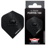 51012 Bulls Fortis 150 Black 5-Pack Bull's Flights Fortis 150 nr.2 Black 5 Pack