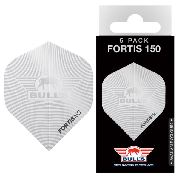 51015 Bulls Fortis 150 White 5-Pack Bull's Flights Fortis 150 nr.2 White 5 Pack