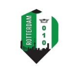 Bull's Rotterdam Skyline Green Dart Flights - No.2 - 100 Micron