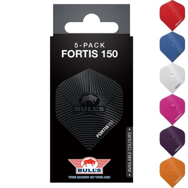 Bulls Fortis 150 5-Pack Total Bull's Flights Fortis 150 nr.2 Pink 5 Pack