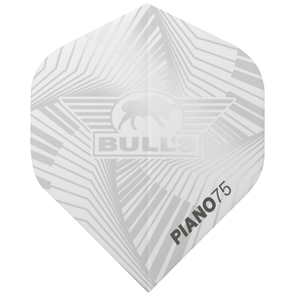 Bulls Piano 75 White Flight Bull’s Piano 75 No.2 Flights White 5 Pack