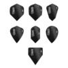 Bulls Shape100 Black Testkit 7 sets Total Bull's - Flight Shape Testkit - Dart Flights