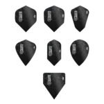 Bulls Shape100 Black Testkit 7 sets Total Bull's - Flight Shape Testkit - Dart Flights