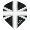 Mission - Alliance - Union Jack - Dart Flights - No2 - 150 Micron - Black with White