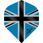 Mission - Alliance X - Union Jack - Dart Flights - No2 - 150 Micron - Blue with Black