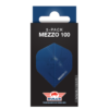 Mezzo 100 verpakking BLAUW Bull's Flights Mezzo 100 nr.2 Blue 5 Pack