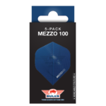 Mezzo 100 verpakking BLAUW Bull's Flights Mezzo 100 nr.2 Blue 5 Pack