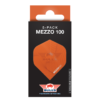 Mezzo 100 verpakking ORANJE Bull's Flights Mezzo 100 nr.2 Orange 5 Pack