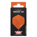 Mezzo 100 verpakking ORANJE Bull's Flights Mezzo 100 nr.2 Orange 5 Pack