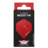 Mezzo 100 verpakking ROOD Bull's Flights Mezzo 100 nr.2 Red 5 Pack
