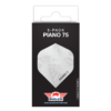 Piano 75 verpakking WIT Bull’s Piano 75 No.2 Flights White 5 Pack