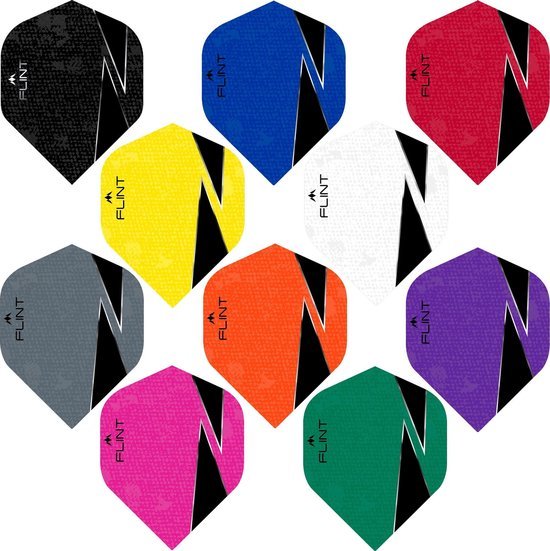 flint x col Mission - Flint X - Dart Flights - 100 micron No2 - STD - Blue