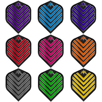Mission - Admiral - Dart Flights - 100 micron No2 - STD - Grey