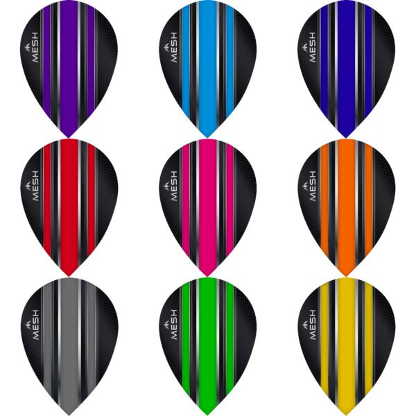 Mission - Mesh - Dart Flights - PEAR - Grey